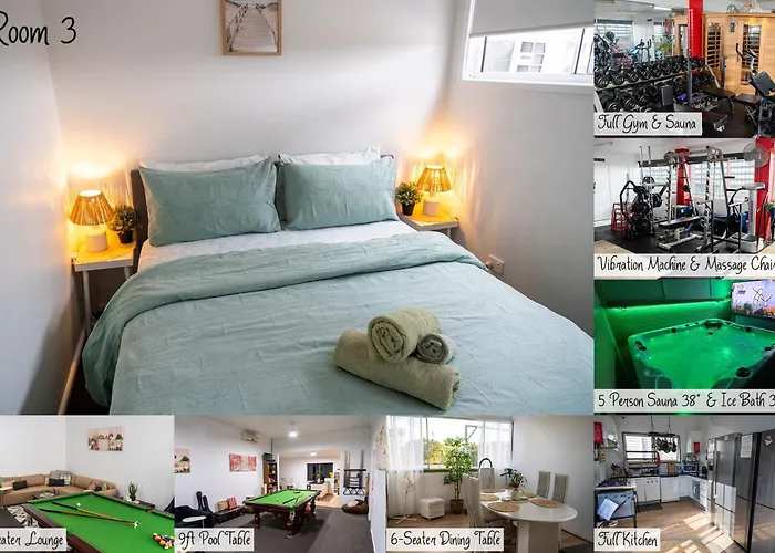 Hot Tub, Ice Bath, Gym, Sauna, Pool Table Coorparoo Haven
