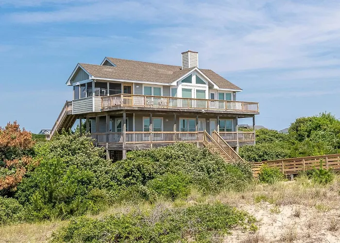 Leisure Dayz - 4X4 Carova Beach, Oceanfront, Ocean View, Sound Access, Pets Ok, Yr Flex Stays