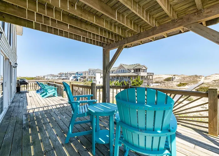 Cavallo Dunes - 4X4 Carova Beach, Oceanfront, Ocean View, Hot Tub, Pets Ok, Year Round Flex Stays
