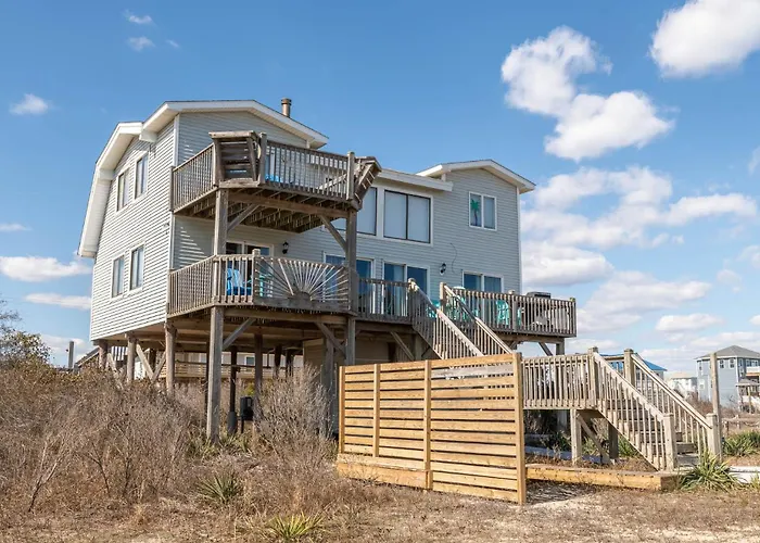 Cavallo Dunes - 4X4 Carova Beach, Oceanfront, Ocean View, Hot Tub, Pets Ok, Year Round Flex Stays