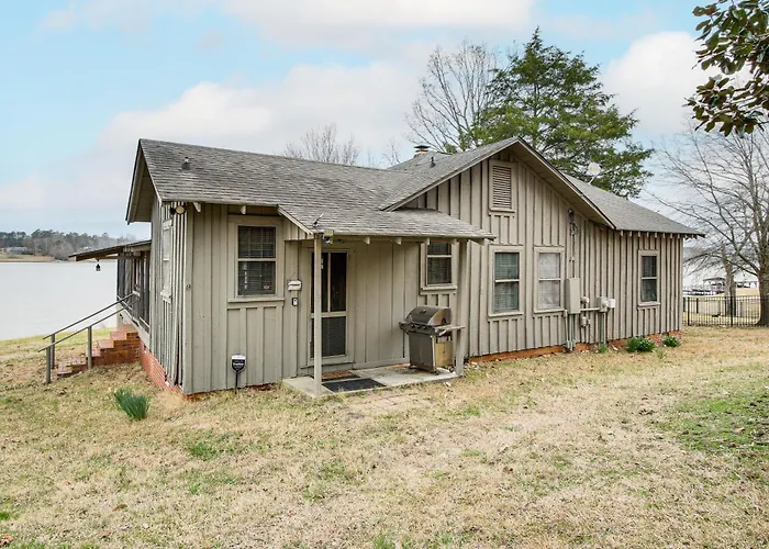 Private Dock + Porch: Serene Lake Greenwood Escape