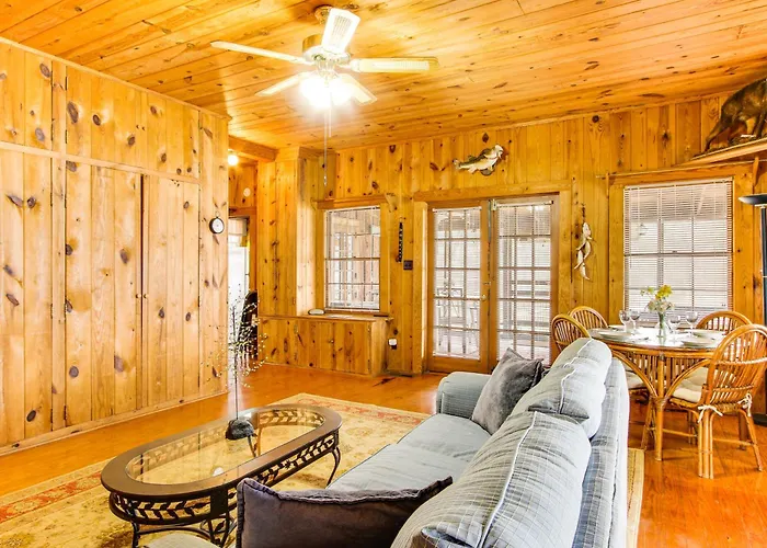 Private Dock + Porch: Serene Lake Greenwood Escape