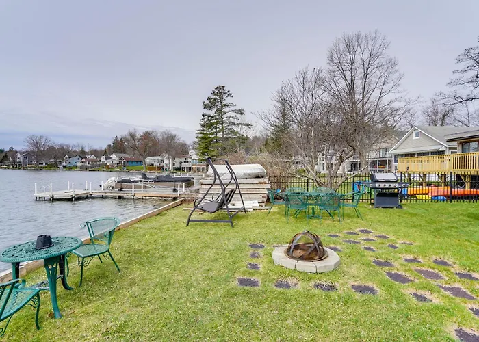 Lake Views & Dock Access - Pittsfield Cottage!