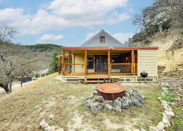 Fire Pit, Views: Peaceful Texas Hill Country Cabin