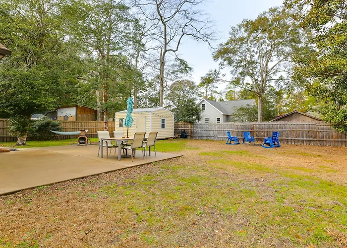 Cozy Home W/ Fenced Backyard In Sunset Beach!