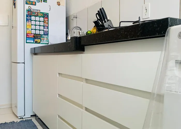 Calmo e aconchegante apartamento térreo com quintal