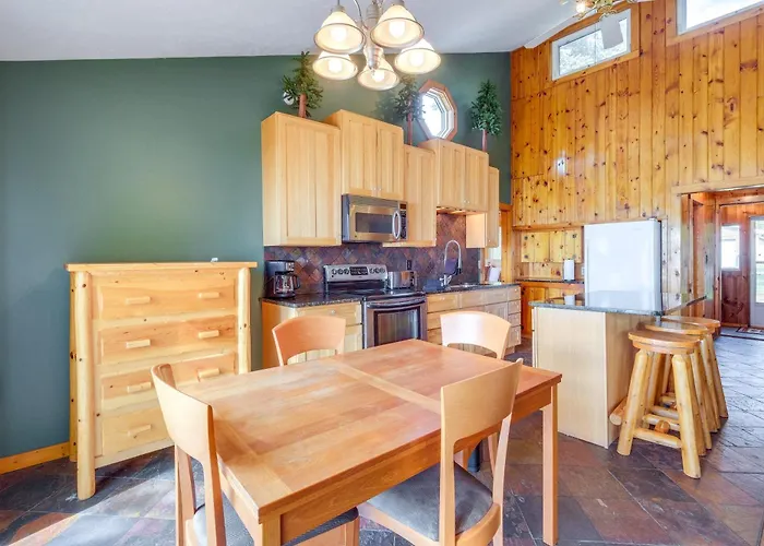 Kalkaska Retreat: Private Hot Tub, Dock, Fireplace