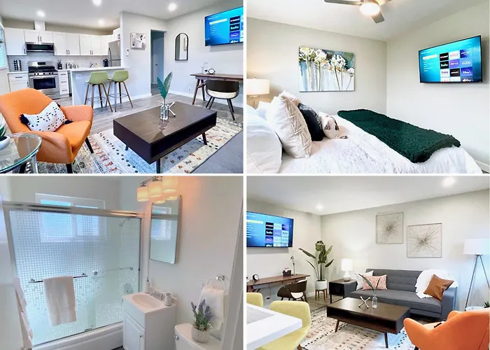 Bright Top Floor-King Bed-Parking-Fast Wi-Fi