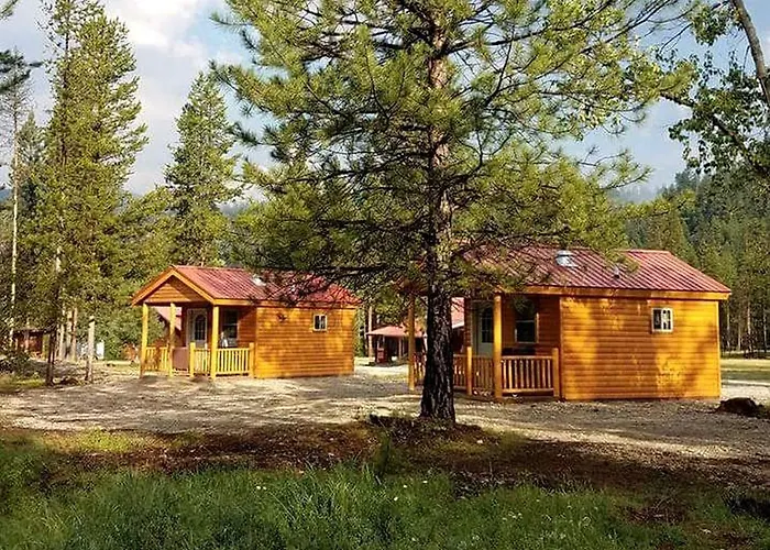 Countryside Cabin Rental For Three In Mountains Of Darby, Montana