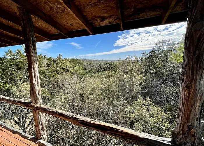 Two-Story Cabin Rental For Large Groups Along Hamilton Creek In Marble Falls, Texas