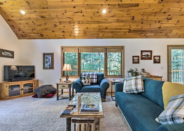 Elcho Escape W/ Private Dock On Post Lake!