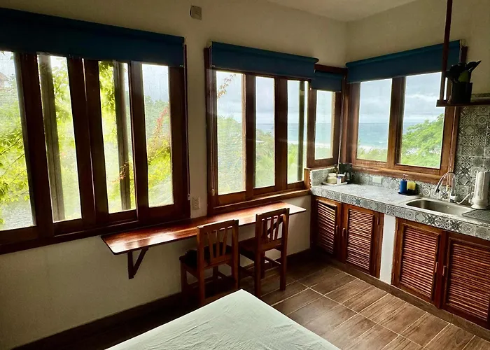 Estudio Con Vista Al Mar, Ac, Wifi Starlink, Parking