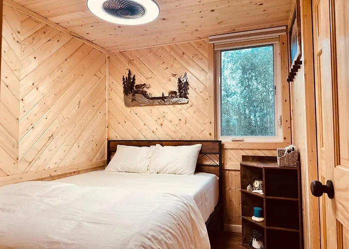 Big Lake Cozy Cub Cabin With Dedicated Hot Tub & Sauna
