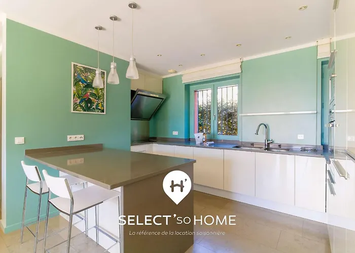 Select'Sohome - Villa Pour 8 Avec Jacuzzi, Vue Mer Et Parking A Quelques Pas Du Port Du Lavandou ! - Villa Moun Pantai