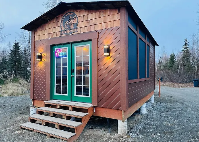 Big Lake Cozy Cub Cabin With Dedicated Hot Tub & Sauna