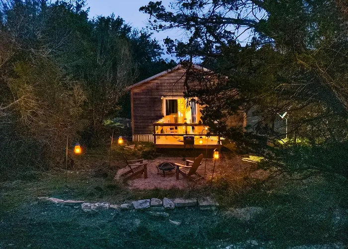 Tiny Log Cabin Near Fossil Rim | Countryside Views