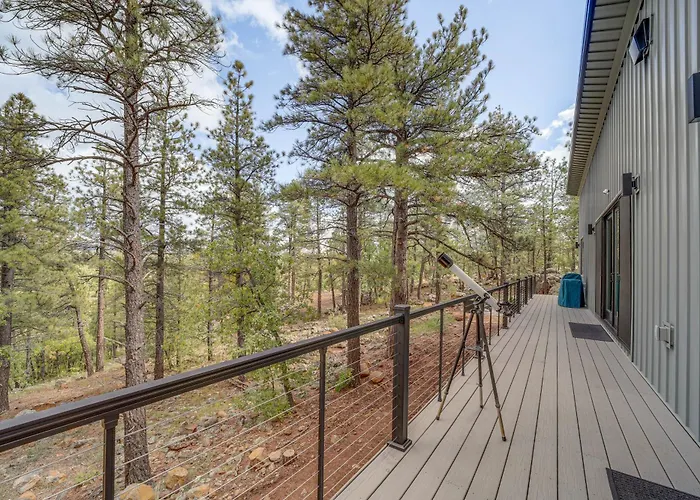 Modern Cabin Living! Mtn-View Gem In Munds Park