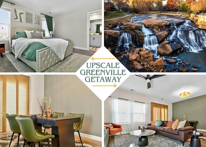 Upscale Greenville Getaway 10 Mins 2 Falls Park