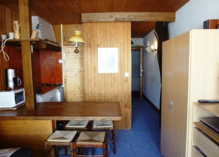 Studio Cosy 4 Pers, Acces Direct Pistes, Balcon, Casier A Skis