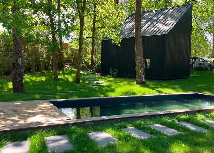 Ecolodge 'Calme Et Nature' Avec Piscine Entre Lac-Plages Oceanes-Golf - Couchage 2 Personnes