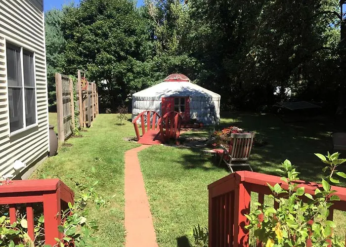 Authentic Mongolian Yurt For A Serene Healing Retreat In Saratoga Springs, New York