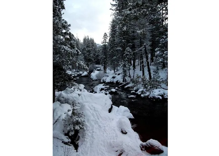 Spacious Riverfront Cabin Rental Perfect For Large Groups Near Sonora, California