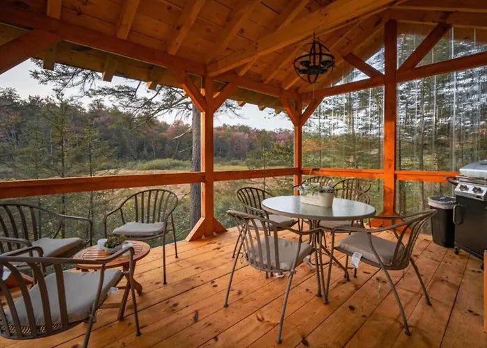 Romantic Cabin Rental Overlooking Otter Creek In The Adirondacks Of Upstate New York
