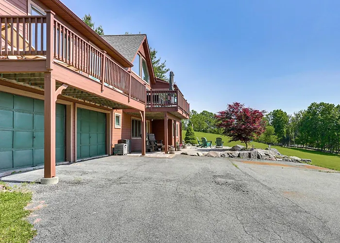 Walk To Bethel Woods: Family Home W/ Deck & Views!