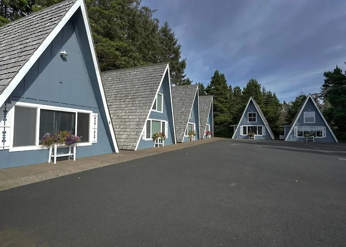 Wonderful A Frame Nestled Amidst Trees In Otter Rock, Oregon
