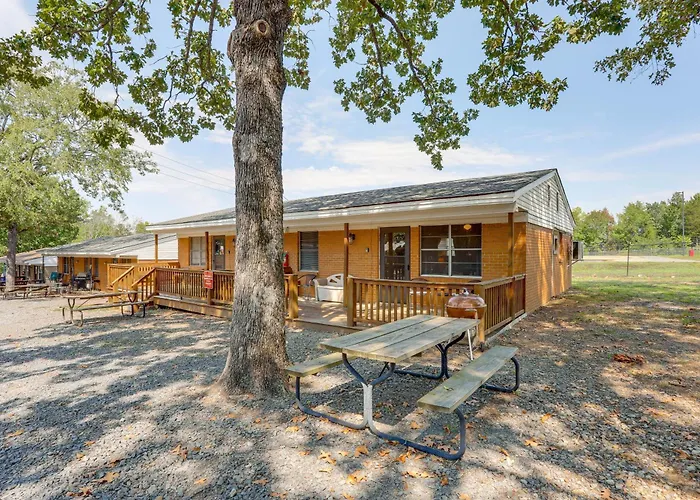 Walk To Greers Ferry Lake! Home W/ Dock Access