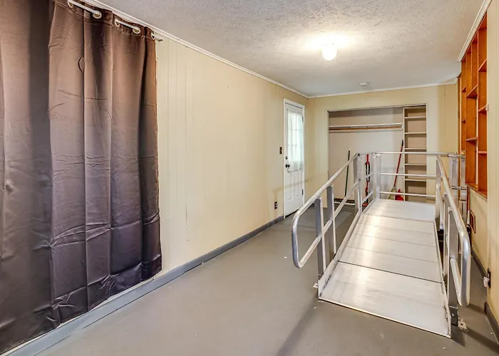 Hunt, Snowmobile, Fish: Accessible Baldwin Home