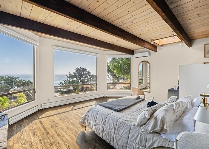 Newly Updated W Stunning Ocean View In Moss Beach Near San Francisco Bay Area