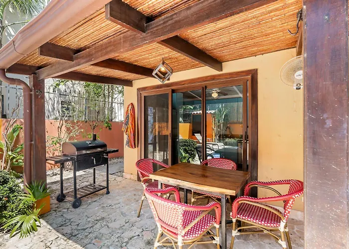 Charming Duplex In Playa Potrero Surfside Community, With A Private Pool, Cozy Interior And Walkable Access To The Beach