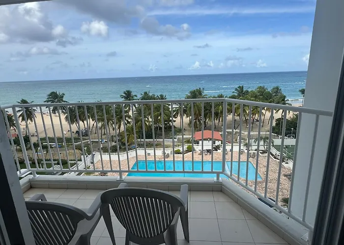 Beach Front 2 Bedroom & Bath In Isla Verde