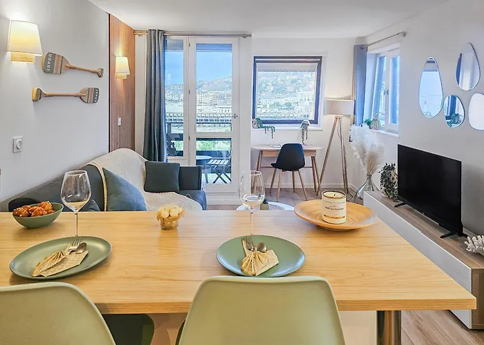 Ocea Marina Appartement Vue Mer Refait A Neuf Avec Parking Privatif