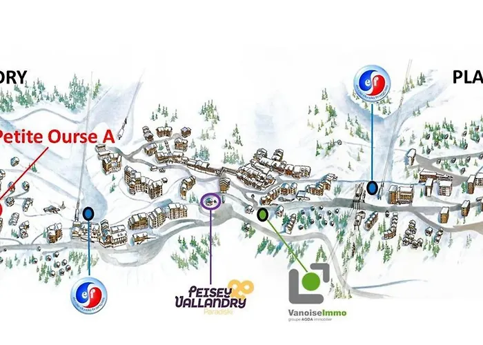 Duplex 3 Pieces Pour 8 Personnes A Vallandry - Animaux Admis