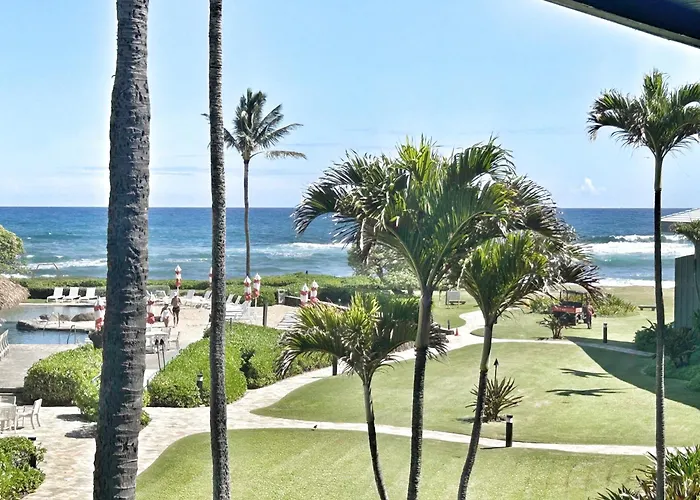 Exclusive Kauai Beachfront Resort With Dining, Bar, Spa, Pool & Waterslide