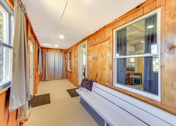 All-Season Seney Home W/ Private Yard & Fire Pit!