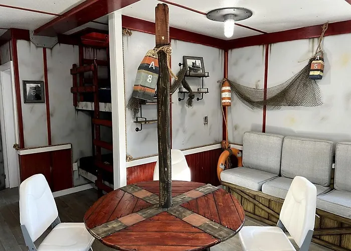 Experiment A Real Glamping Exterience At This Picturesque Boat In Bayfield, Wisconsin