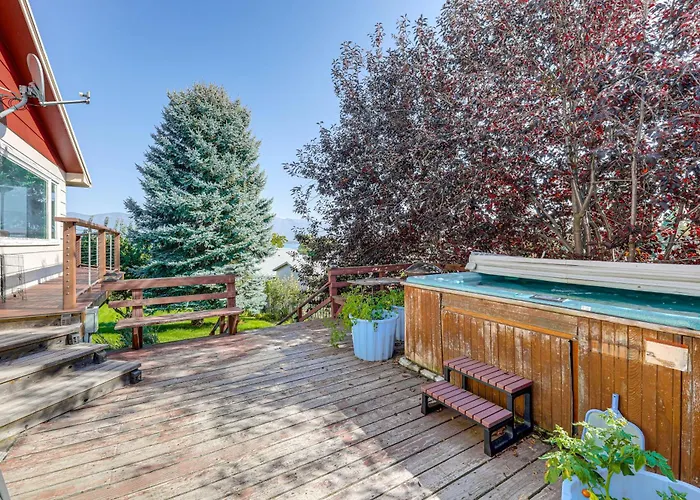 Hot Tub, Views & Private Dock: Polson Haven!