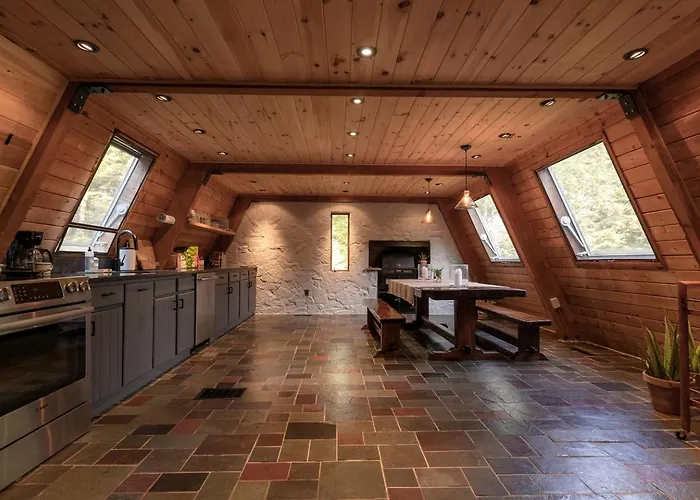 Stunning A-Frame Cabin Rental In The Catskills Near Albany, New York