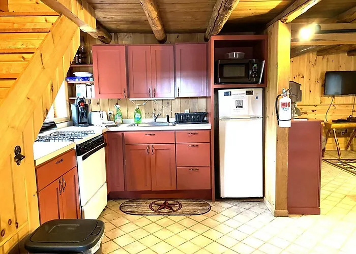 Simple And Spacious Log Cabin Rental On Working Ranch In Adirondacks