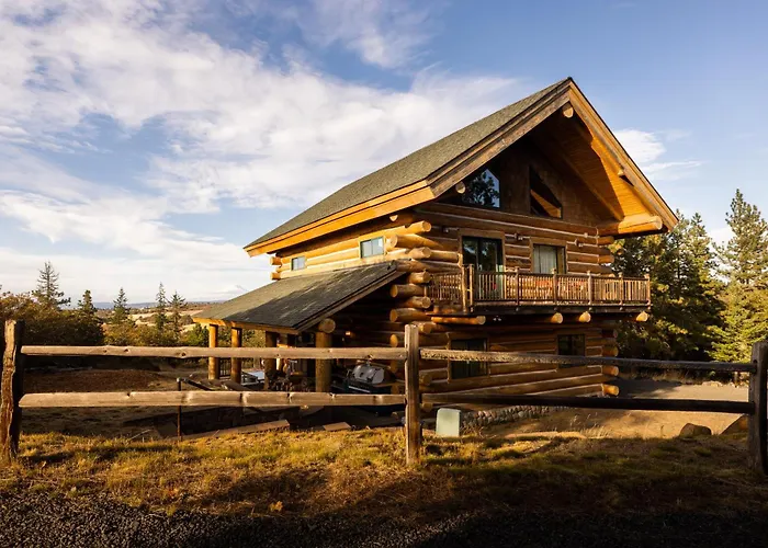 Mosier Cabin Hot Tub Mt Adams View