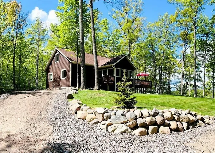 Group Lake Cabin With Ping Pong Table Loaded With Kayaks In Wisconsin