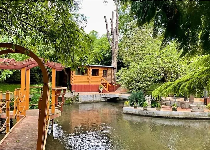 Traditional Log Cabin Next To Harry Potter Studios