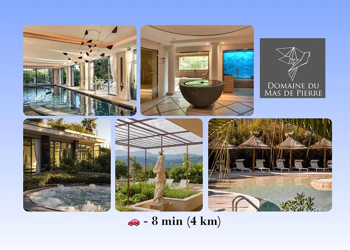 Villa Bleu Azur - Elegance Privee Avec Vue Mer & Montagne