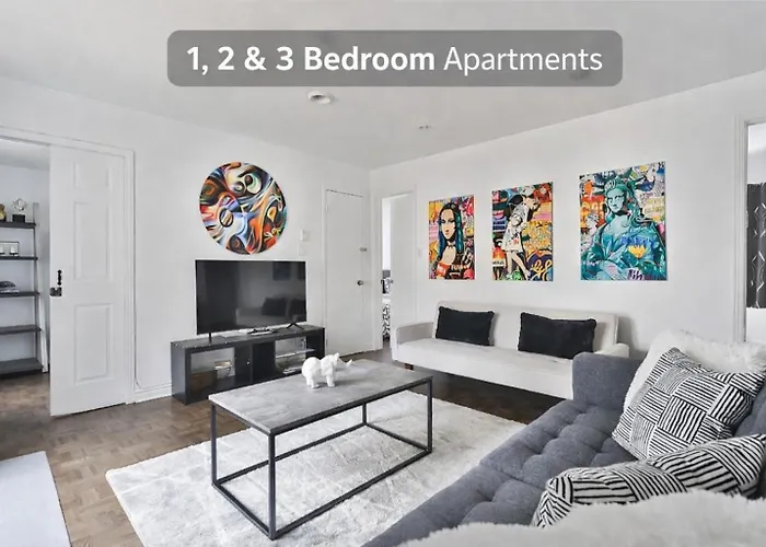250 Meters To Metro Berri Uqam - Spacious Fully Equipped Apartments - 1 Free Parking Per Unit - In-Unit Washer & Dryer - Fully Stocked Kitchen - Workspace Provided - Fast Wifi - 5 Minute Walk To The Famous St Catherine & St Denis Street