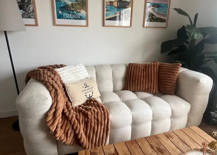 Coeur De Concarneau, Appartement Entier, Proche Centre, Corniche Et Plage Avec Parking