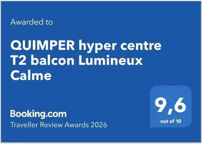 Quimper Hyper Centre T2 Balcon Lumineux Calme