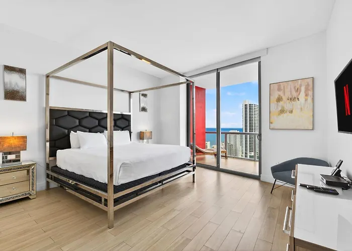 Spacious Vip Penthouse With Ocean & Intracoastal Views, Private Entry, Resort Amenities